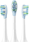 Compatible for MBS308 Toothbrush Brush Head 3PCS(Blue)
