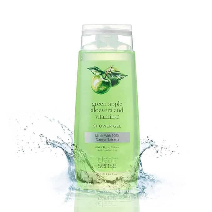 Gentle Shower Gel for Men and Women | Pampering Care with Refreshing fraganance | Body wash For Soft Smooth &amp Clear Skin | 280 ml - Green Apple