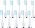 10/8pcs Electric Toothbrush Replacement HeadsCompatible for LC-H156/M07 Smart Tooth Brush Replace Heads(White)