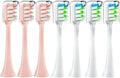 Sonic Electric Toothbrush Heads Compatible for Xiaomi SOOCAS X3 X5 X3U X1 V1 V2 Replacement Nozzles with Anti-dust Cap(3Pink 4White)