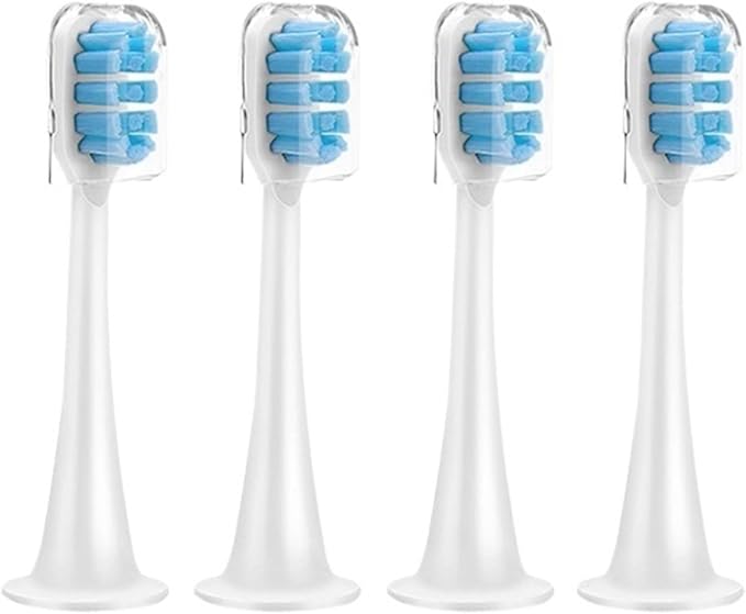 8pcs Replacement Brush HeadsCompatible for Xiaomi Mijia T300 T301 T500 Sonic Electric Toothbrush Head Dupont Soft Bristle(2)