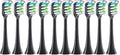 Compatible for 10pcs Replacement Brush Heads for SOOCAS X3 X5 V1 X3U Soft Bristle Electric Toothbrush Sealed Packed(10pcs Black)
