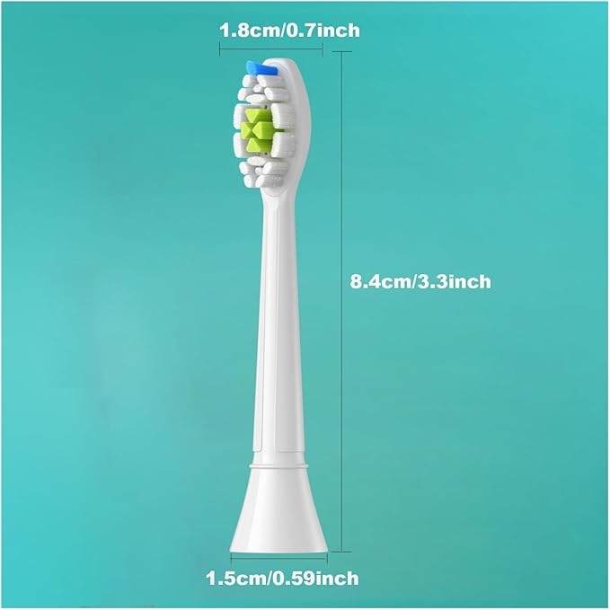 Compatible for 5-20pcs Replacement Toothbrush Heads Compatible with Electric Brush Head 1100 2100 4100 4300 5100 5300 6100 Independent Package(5pcs Black)