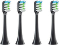 4-16Pcs Replacement Brush HeadsCompatible for SOOCAS X3/X3U/X5 Clean Soft Sonic Electric Toothbrush(16Black)