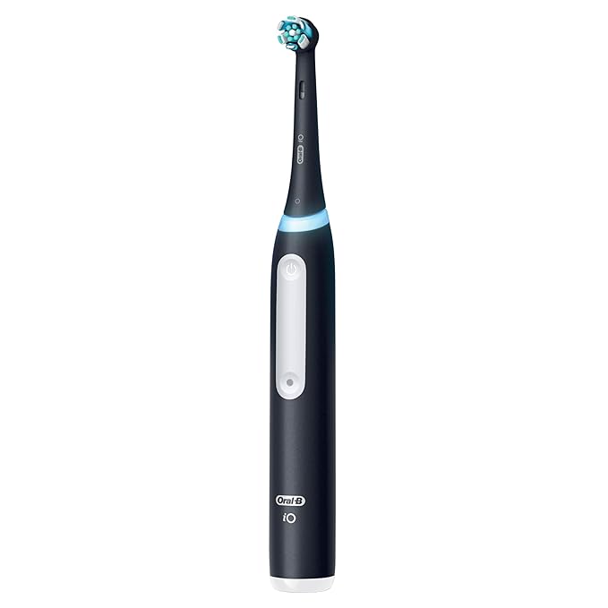 Oral-B Rechargeable Electric Toothbrush iO3 Clean &amp Protect 3 Cleaning Modes Visual Pressure Sensor to Protect Gum Black
