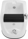 Acrylic Foot Spa BathtubPortable Foot Spas Bathtub with Adjustable Hot &amp Cold WaterHome Foot Spa Pedicure Bowl Foots Detox Bucket Tub for Home (White)