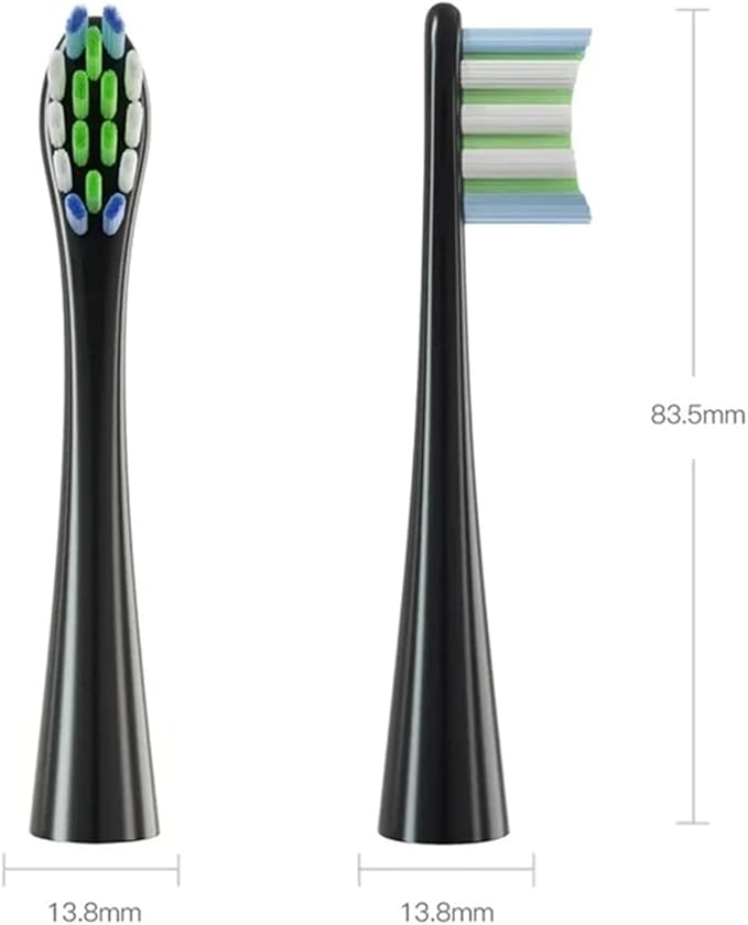 Compatible for Flow/X/X PRO/ Z1/ F1/ One/Air 2 /SE Brush Heads Soft Sonic Toothbrush Vacuum Bristle 7pcs Replacement(3Pink 4Blue)