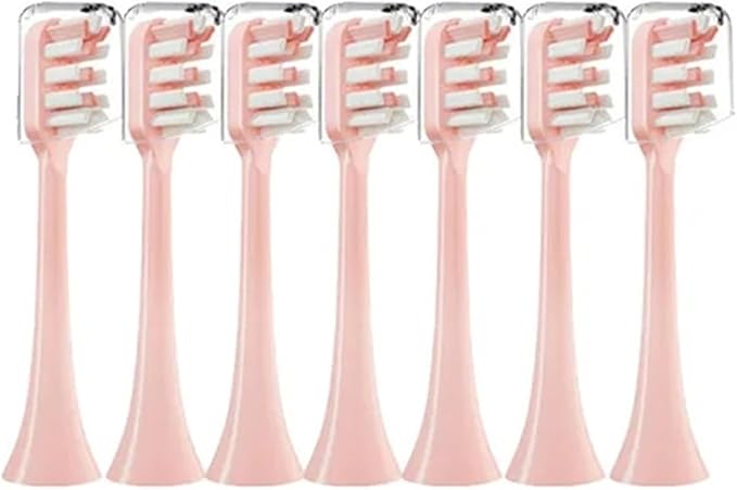 Compatible for X3 X5 X3U X1 V1 V2 Head 7pcs Replacement Heads Brush(7pcs Pink)