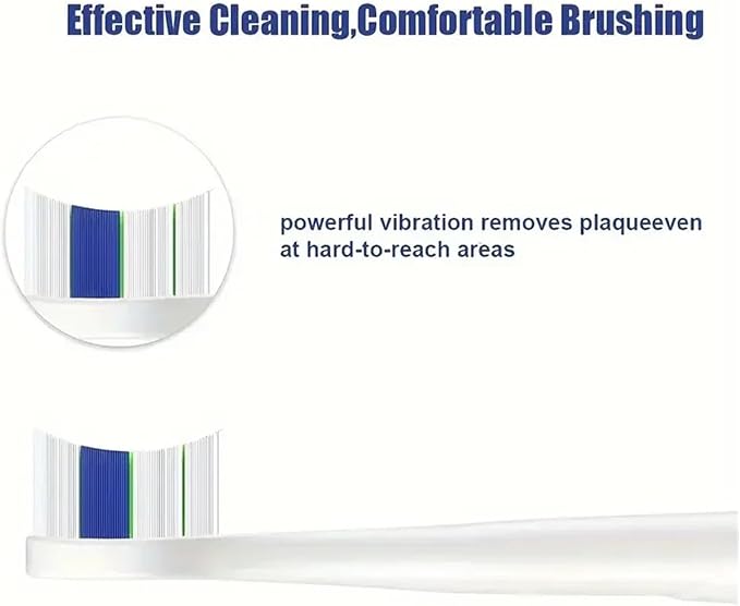 Compatible for H6063/67 Replacement Brush Heads 3 6 9 Series Electric Toothbrush(16pcs)