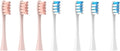 Compatible for Oclean Flow/X/X PRO/ Z1/ F1/ One/Air 2 /SE Brush Heads Soft Sonic Toothbrush Vacuum Bristle 7pcs Replacement(3Pink 4Blue)