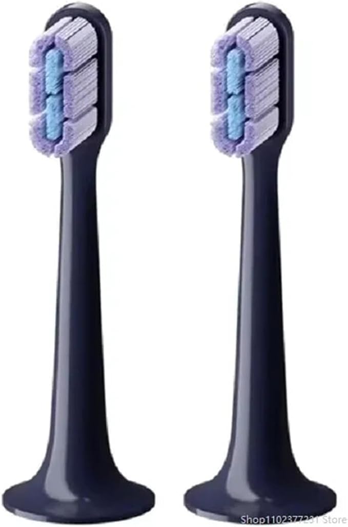 Compatible for Xiaomi Mijia Toothbrush Head T700 Sonic Electric Waterproof Soft Health Replacement Bristles 2/4/6Pcs(2pcs)