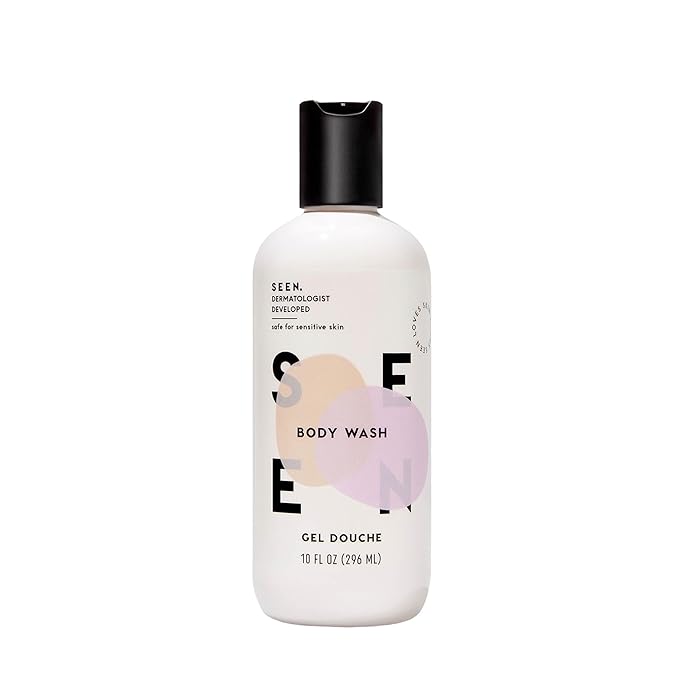 SEEN Body Wash -Scented- Non-Comedogenic &amp Non-Irritating Body Wash- Dermatologist-Developed - Safe for Sensitive &amp Acne Prone Skin
