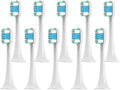10PCS Electric Toothbrush Head Compatible for T300/T500/T700(10WhiteGreenBlue)