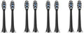 Compatibility for SUBORT S7 Brush Heads Toothbrush Accessories Replacement(8 Black Brush Head)