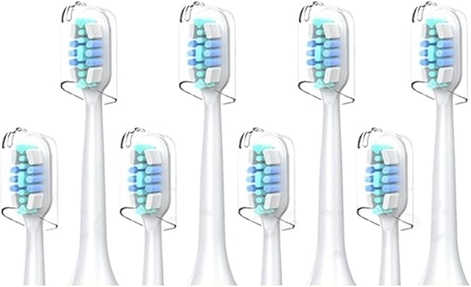 Compatible for Mijia Xiaomi Brush Heads Ultrasonic for Electric Toothbrush T300/T500/T700/DDYS01SKS/MES601/602(Red)