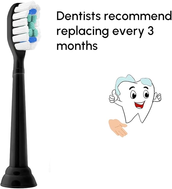 8Pcs Replacement Toothbrush Heads Compatible for Sonicare Hx6920 4100 5100 6100 1100 Clean Brush Head