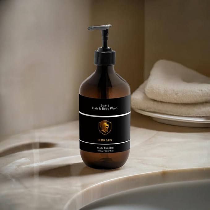 Ferraux 2-in-1 Hair &amp Body Wash For Men