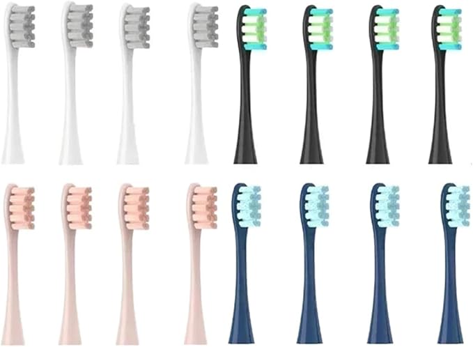 Replacement Brush HeadsCompatibility for Oclean X/X PRO/Air 2 /SE / Z1/ F1(4 Colors)