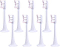 8PCS Compatible for XIAOMI MIJIA T300/500 Replacement Brush Heads Sonic Electric Toothbrush Vacuum Soft Bristle Suitable Nozzles(8pcs Pink)