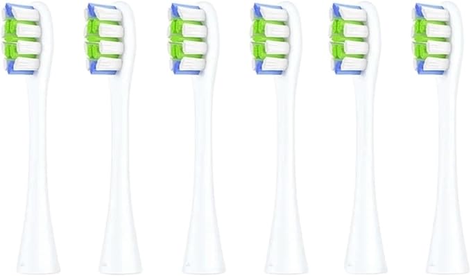 6 Pcs Replacement Brush Heads for Oclean Flow/X PRO Elite/X /F1/Z1/One/ Air2 Electric Toothbrush