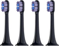 4/8/12/16PCS Compatible for XIAOMI MIJIA T700 Replacement Toothbrush Heads Sonic Electric Vacuum DuPon Soft Bristle Brush(Black purple-4pcs)