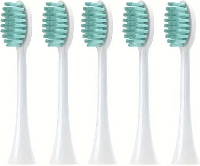 Replacement Toothbrush HeadCompatible for Philips HX2033/HX2421/ HX2431/HX2451/HX2461/HX2471/HX2023(5pcs)