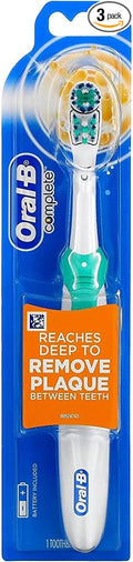 Oral-B Complete Action Power Toothbrush Deep Clean Soft - One Each Pack of 3