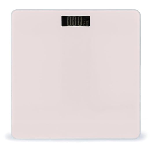 Women's Fashion Automatic Switch Digital Bathroom Weighing Scale Smart Scale Light Pink