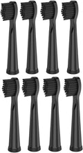 16pcs Replacement Toothbrush HeadsCompatible for Clean Bristles(Black 16pcs)