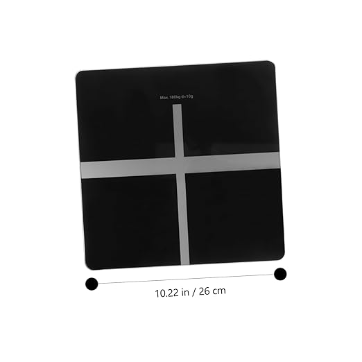 1pc USB Rechargeable Scale Accurate Health Management Weighing Scale Black Electronic Bathroom for Daily Use
