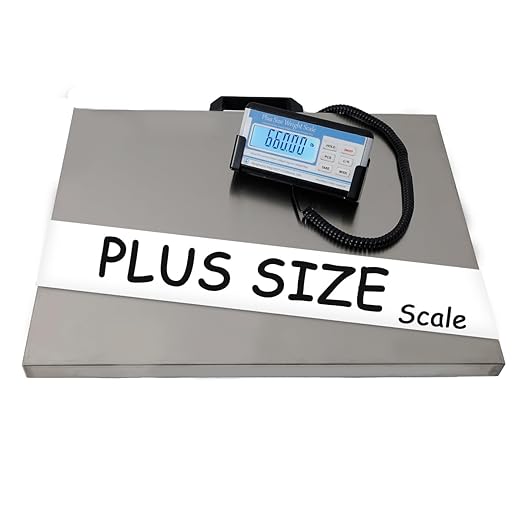 Extra Wide Heavy Duty Scale for Body Weight 300kg/660 Lb Bariatric Scale w. Wall Mount External Digital Display for Plus Size Person Elderly Doctor Office