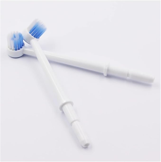 4pcs Brush Head Tips Replacement Tips - Compatible with Waterpik WP-100 WP-100W WP-260 - Oral Irrigator Parts