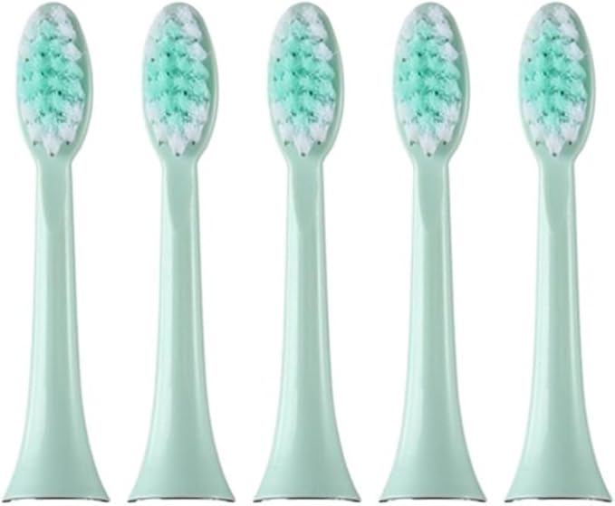 Sonic Electric Toothbrush Replacement Soft Head Whitening Clean Teeth 5PCS Compatible for CDK DCK(Pink)