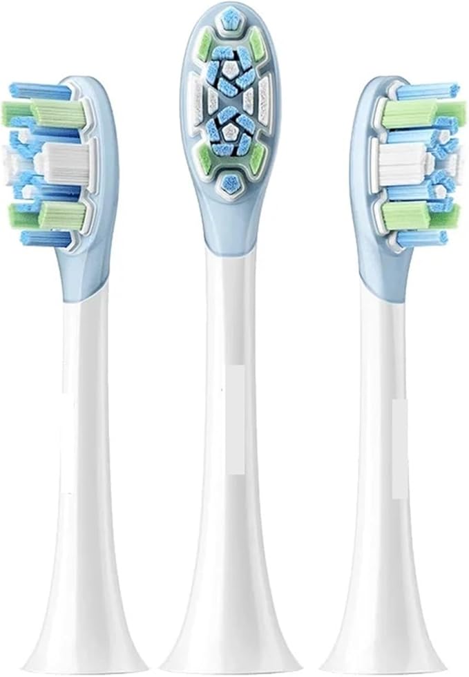 Electric Toothbrush Brush Head Compatible for Sonic Vibration Pro Spare Heads 3PCS(MBS308)