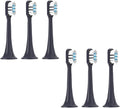 Replaceable Brush HeadsCompatible for XIAOMI MIJIA T301 T302 Soft Clean Bristle White Blue Nozzles(6 Blue)