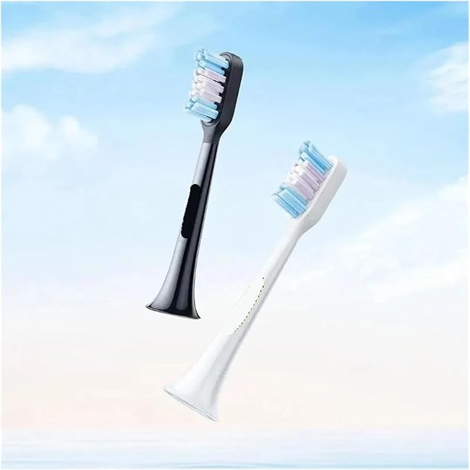 2/4 PCS Compatible for Mijia T501/T501C Toothbrush Heads(4pcs White)