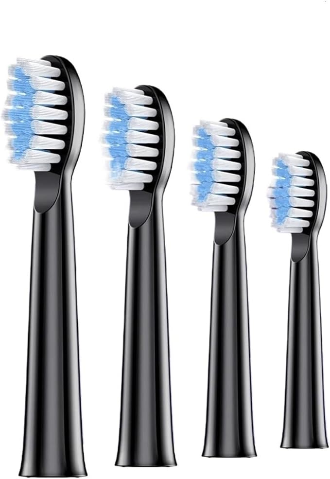 Replacement Brush Head Compatibility for YD07 Toothbrush Soft Bristle 4/8/12/18 Pcs(YD07BLACK-STx12)