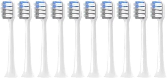 10PCS Toothbrushes HeadCompatible for T200 Soft Bristle Deep Cleaning Toothbrush Nozzles