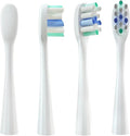 4 Pcs/Pack Replacement Brush Heads Compatible for Electric Toothbrush Head Deep Clean Type/Soft Bristle Oral Care(Deep Clean White)