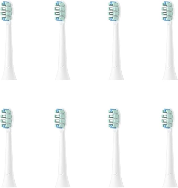 Replacement Toothbrush HeadsCompatible For Stoewer  M4 Sonic Electric Toothbrush Bristles Nozzles(8PCS WHITE)
