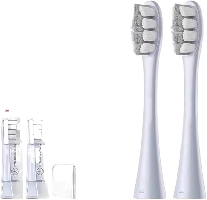 Replacement Brush HeadsCompatible for X/X PRO/ Z1/ F1/ One/Air 2 Sonic Electric Toothbrush Head(P1C9 2PCS)