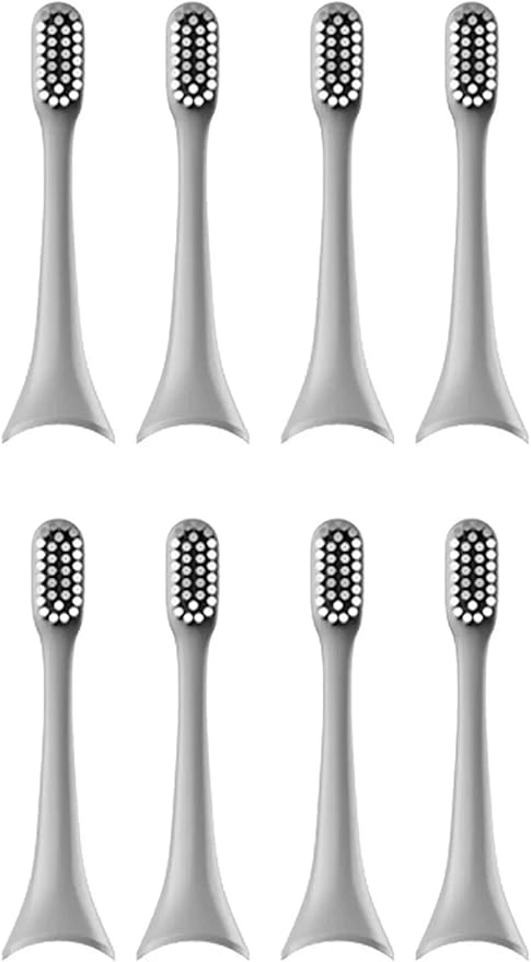 Replacement Toothbrush Head Compatibility for ENCHEN Aurora T+/T2 Electric Accessories(8pcs Grey)