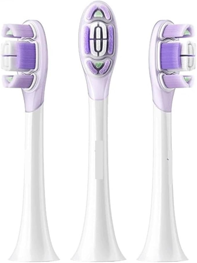 Oscillation Electric Toothbrush Replacement Heads (Soft &amp Clean)Compatible for MES609 MES610 MES613(Soft Heads)