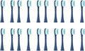Replacement Brush Heads Compatible for Oclean X/X PRO/ Z1/ Sonic Electric Toothbrush Soft Bristle Nozzles(20PCS Blue)