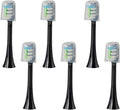 Replacement Brush Heads Compatible for X3U/X3Pro/X5/V1/D2/D3 6/12pcs Bristle Electric Toothbrush Sealed Packed(SHUSHI-BK-6PCS)