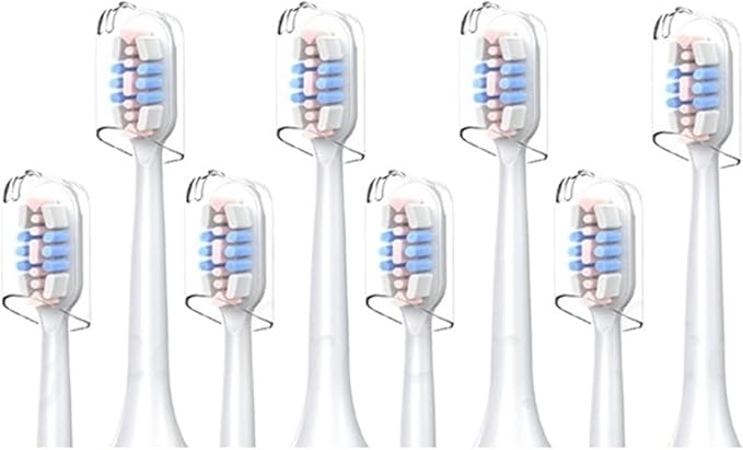Compatible for Mijia Xiaomi Brush Heads Ultrasonic for Electric Toothbrush T300/T500/T700/DDYS01SKS/MES601/602(White)