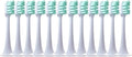 12PCS Compatible for XIAOMI MIJIA T300/T500/T700 Replacement Brush Heads Sonic Electric Tooth Soft Bristle Caps Vacuum Package Nozzles(12Green)