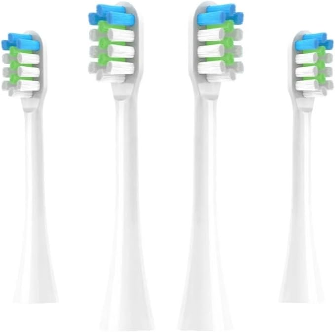 Replacement Toothbrush Heads Compatible for nx800016PCS(16pcs Black)