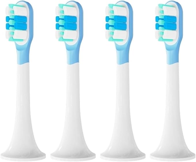 Replacement Toothbrush HeadsCompatible for Xiaomi T300 T500 Electric Teeth Brush(4 BJ Green)
