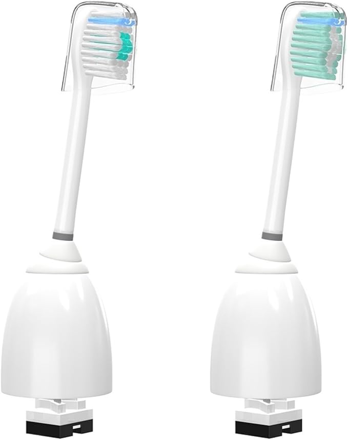 2pcs Replacement Electric Toothbrush Heads Compatible For Philips Compatible For Sonicare E-Series HX9500 HX9552 HX9553 For Oral Hygiene